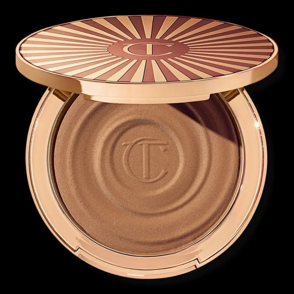 New Charlotte Tilbury Beautiful Skin Sun-Kissed Glow Cream Bronzer